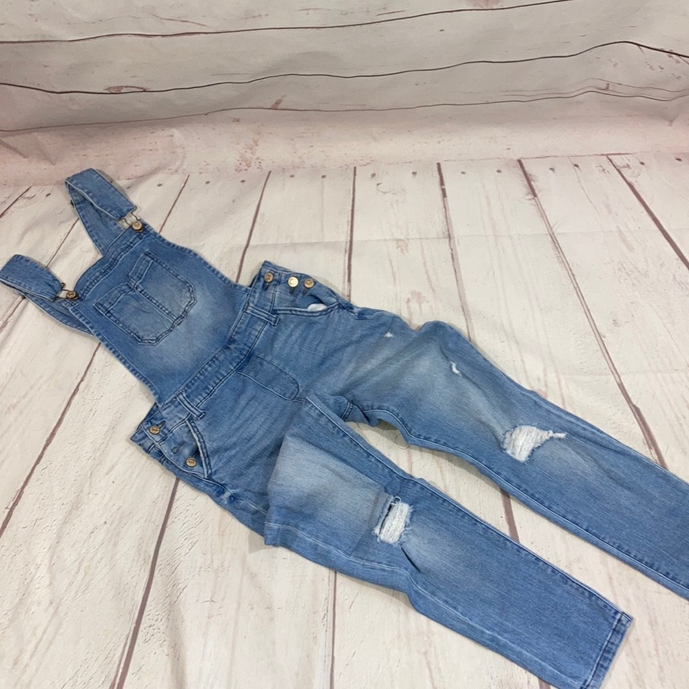 Celebrity Pink Blue Jean Overalls size 1/25